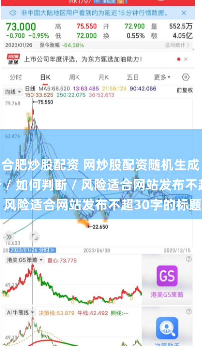 合肥炒股配资 网炒股配资随机生成介绍 / 分析 / 如何判断 / 风险适合网站发布不超30字的标题
